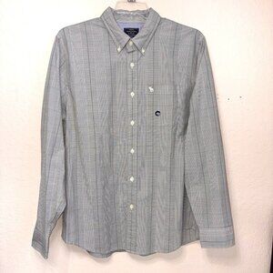 Abercrombie‎ & Fitch button-down shirt New WO Tags Mens XXL Gray Glen Plaid